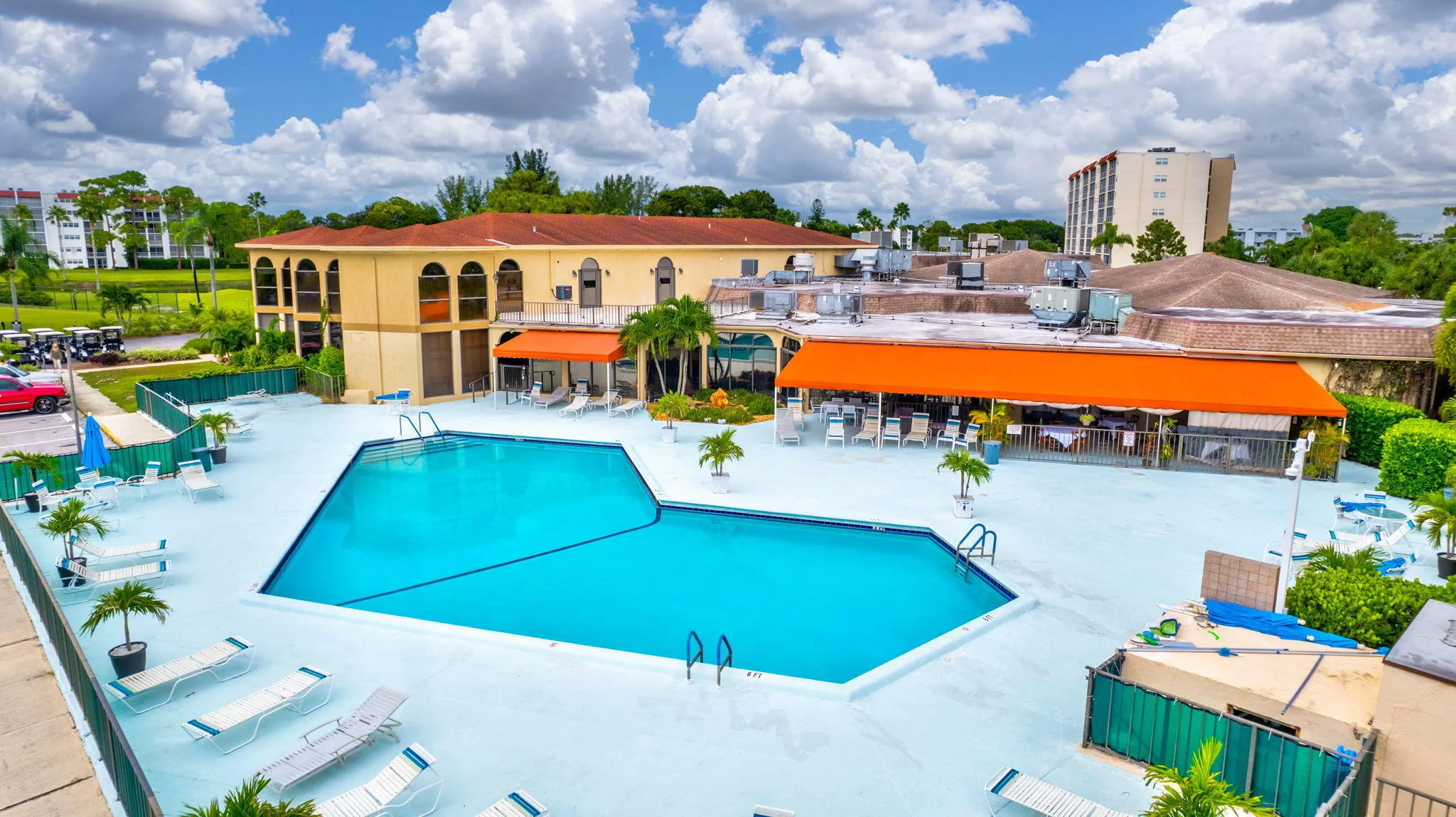 Community pool area