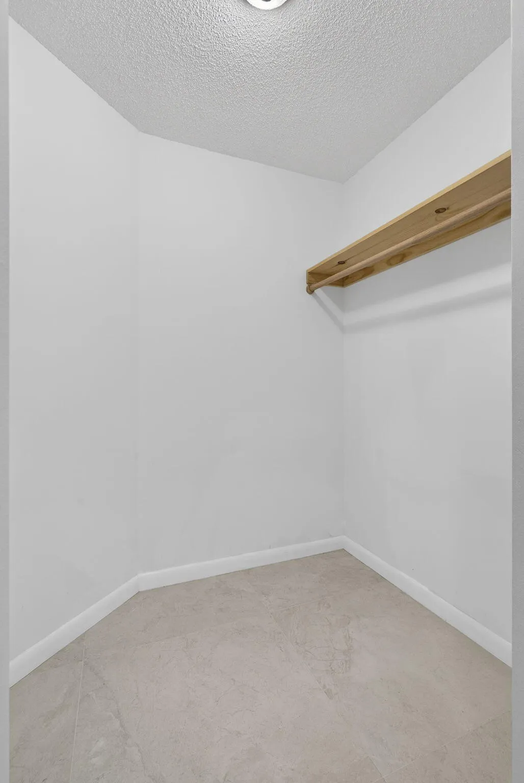 View of master bedroom closet