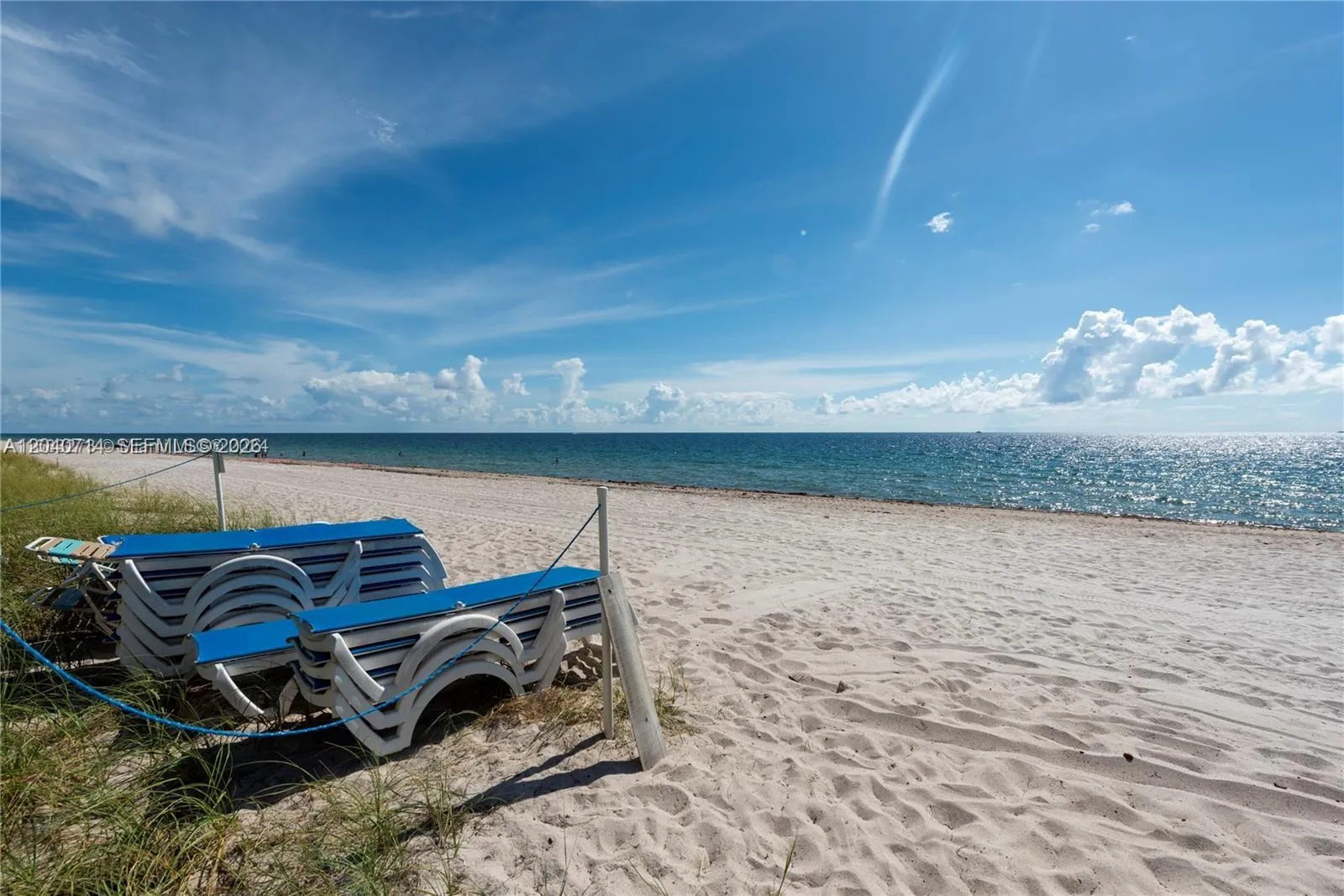 Umbrellas, beach chairs