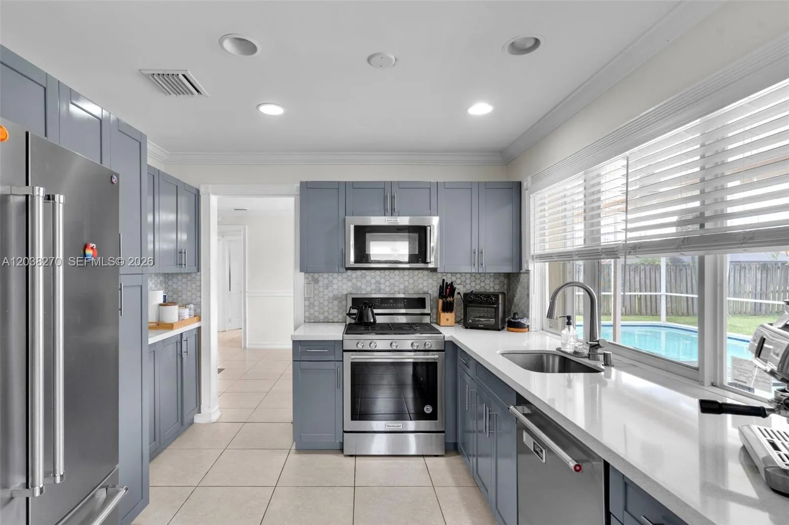 Kitchenaid, high end appliances.
