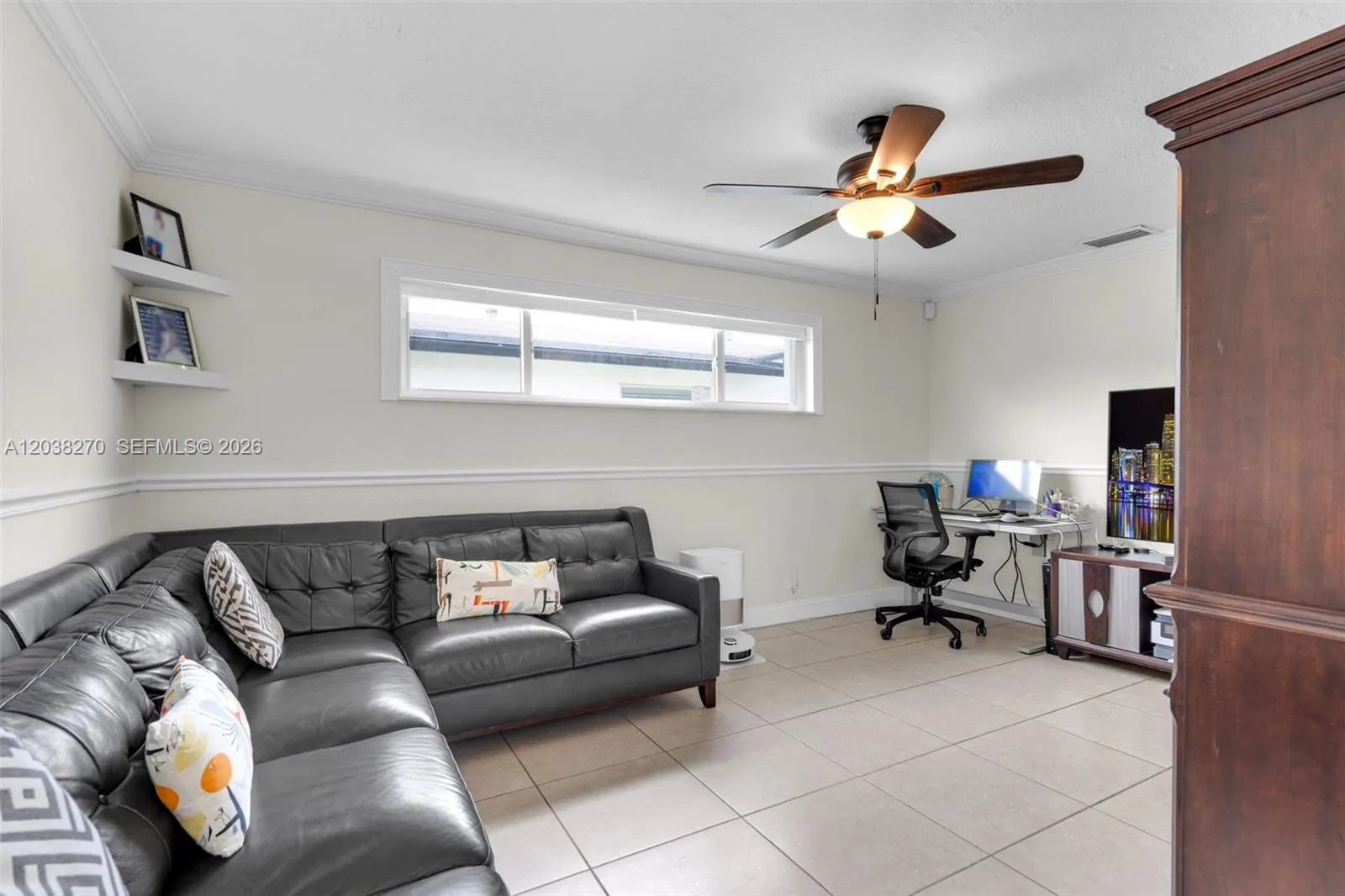 Lots of natural light.