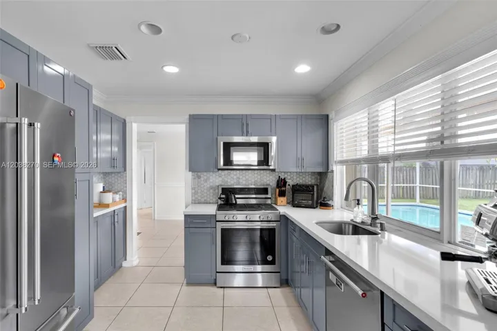 Kitchenaid, high end appliances.