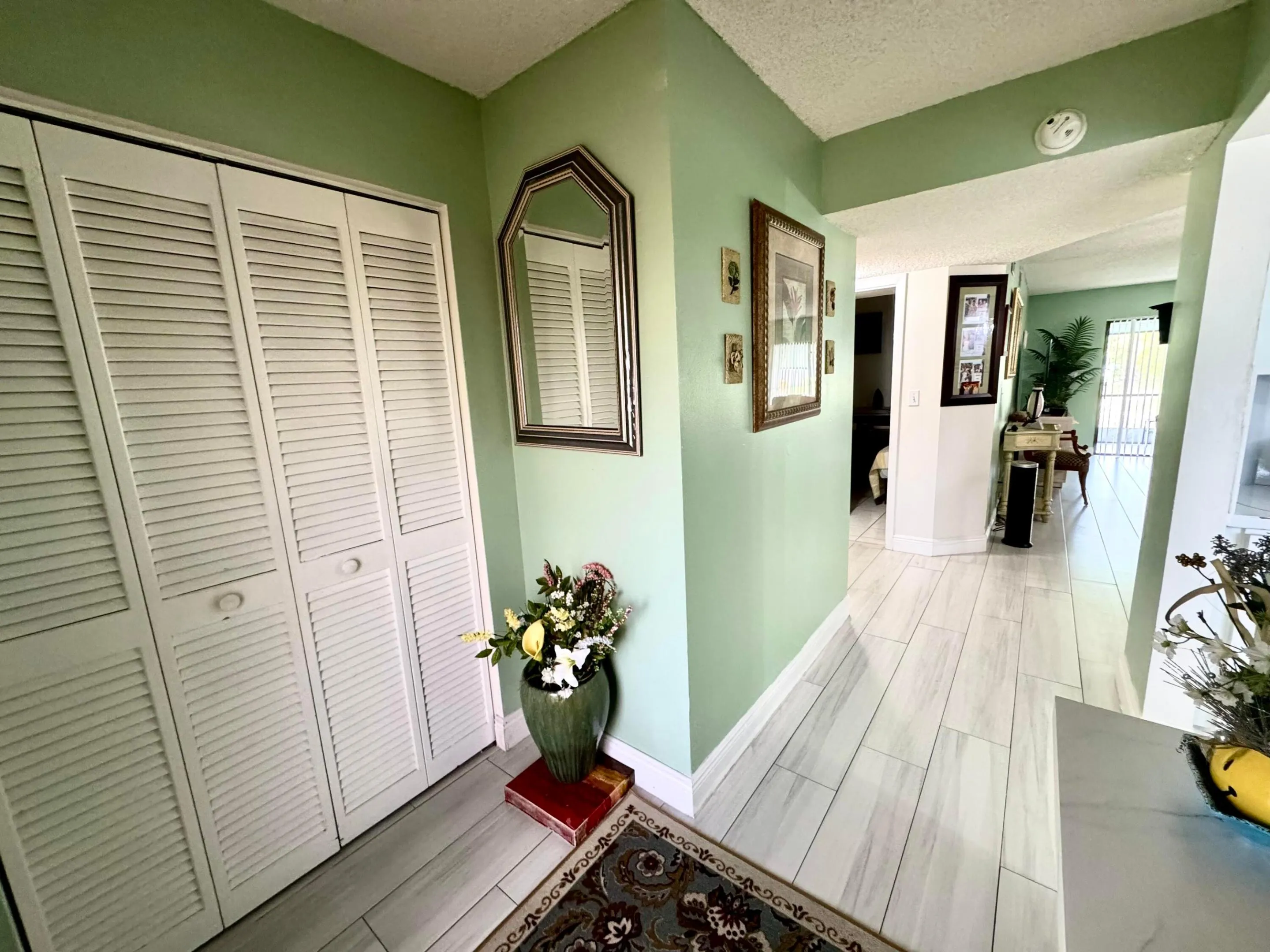 Entry Way with Storage Closet