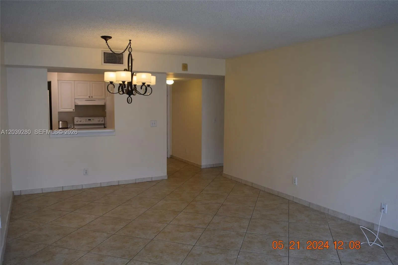 View of Combined Living/Dining Area