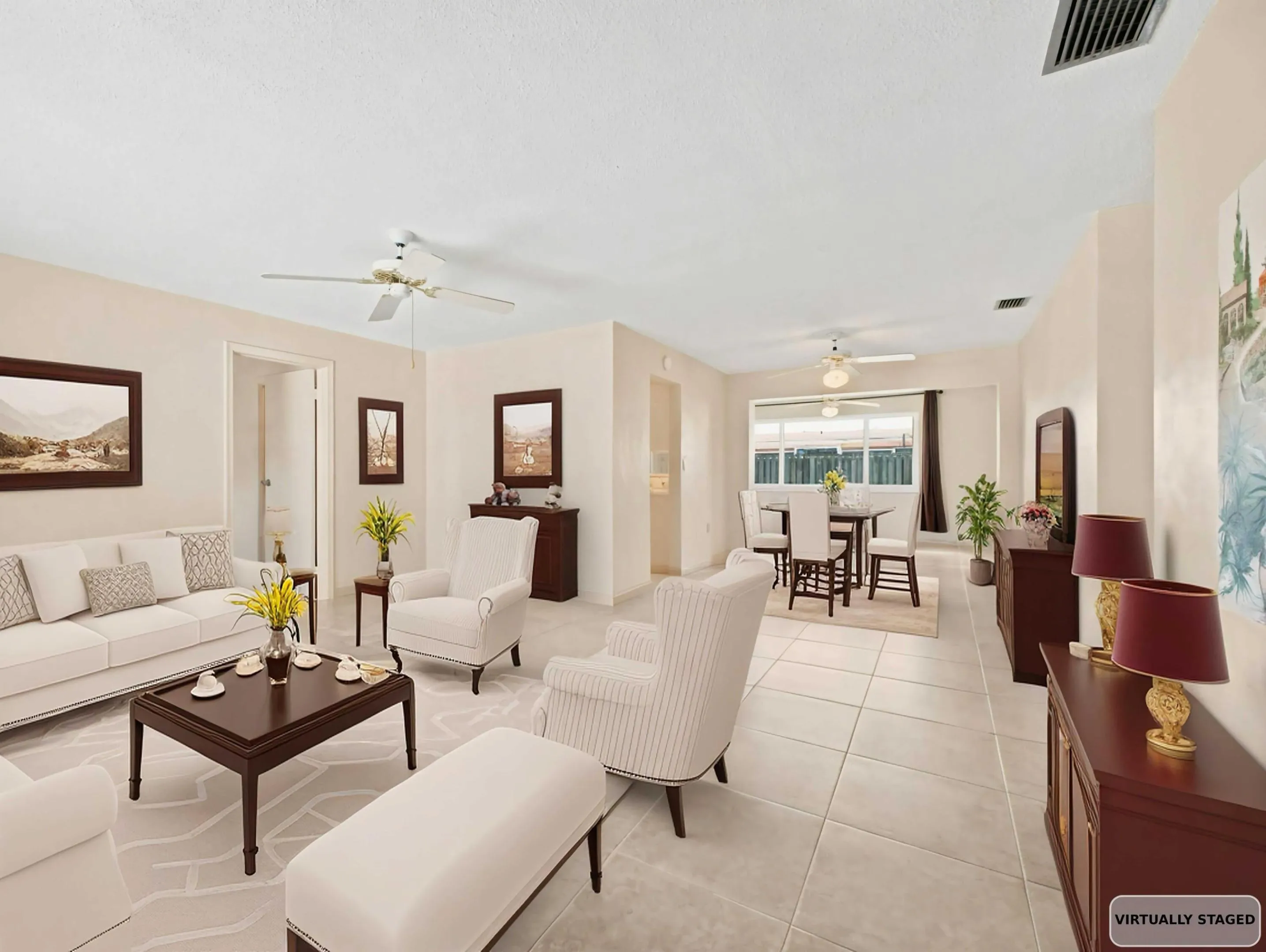 Living Dining Staged