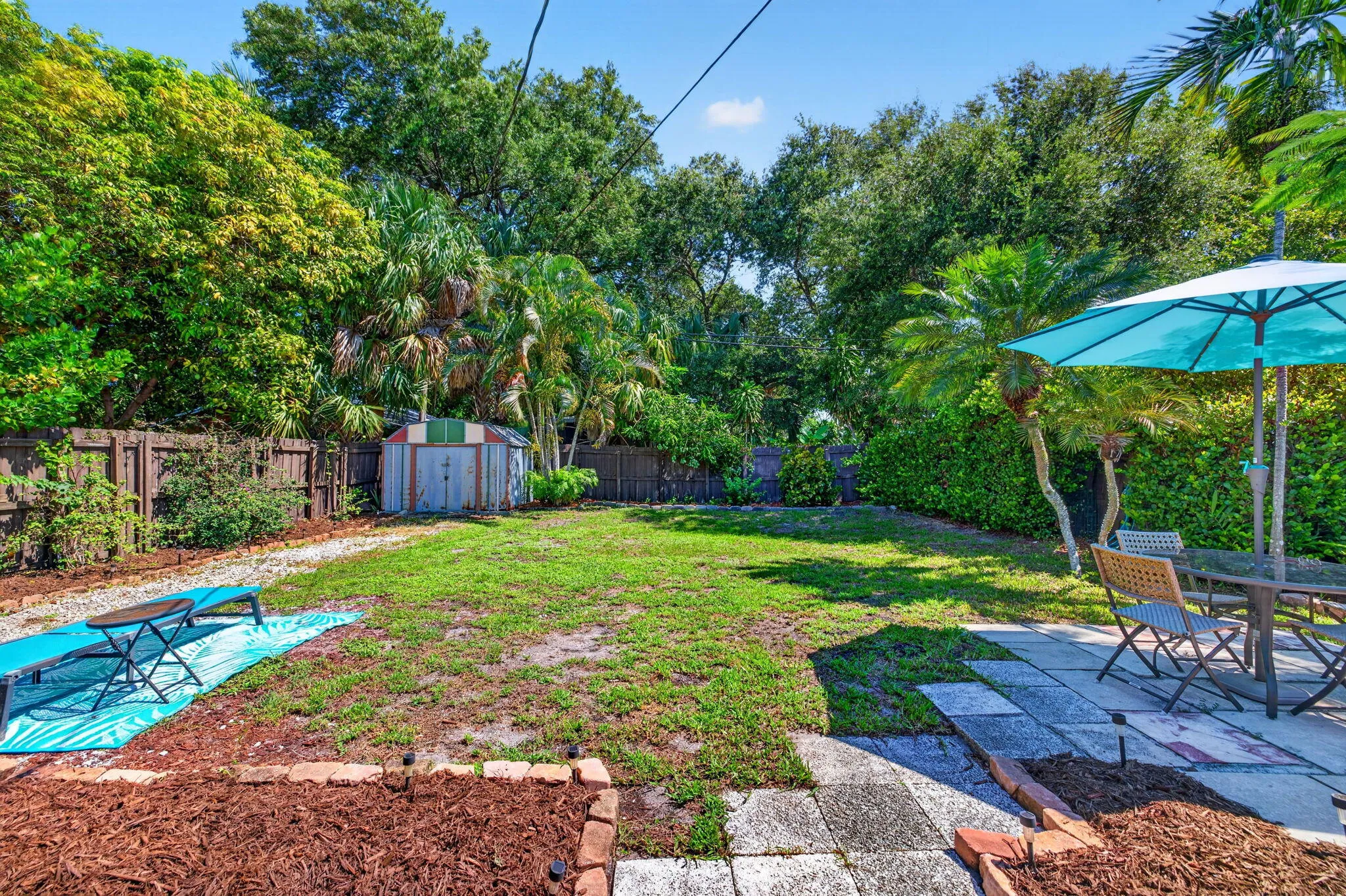 Ample Room for pool or to create a lushly landscaped oasis.. Or additional rental revenue
