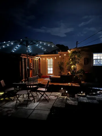 Backyard Evening Photo taken by Seller