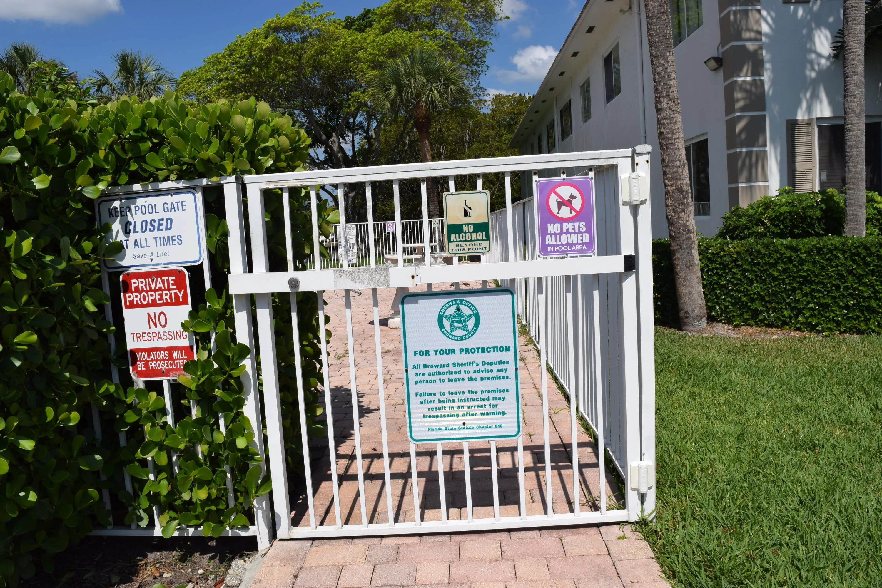 Gate to Pool