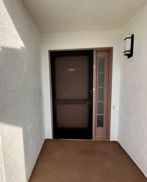 Screened Front Door