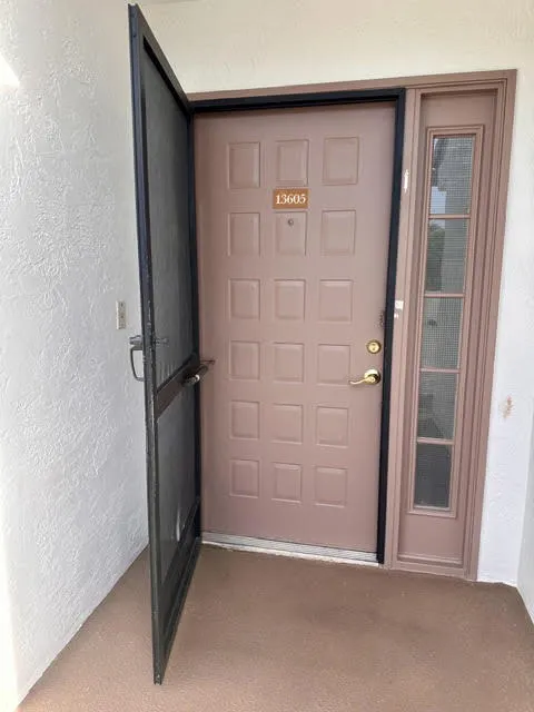 Screened Front Door