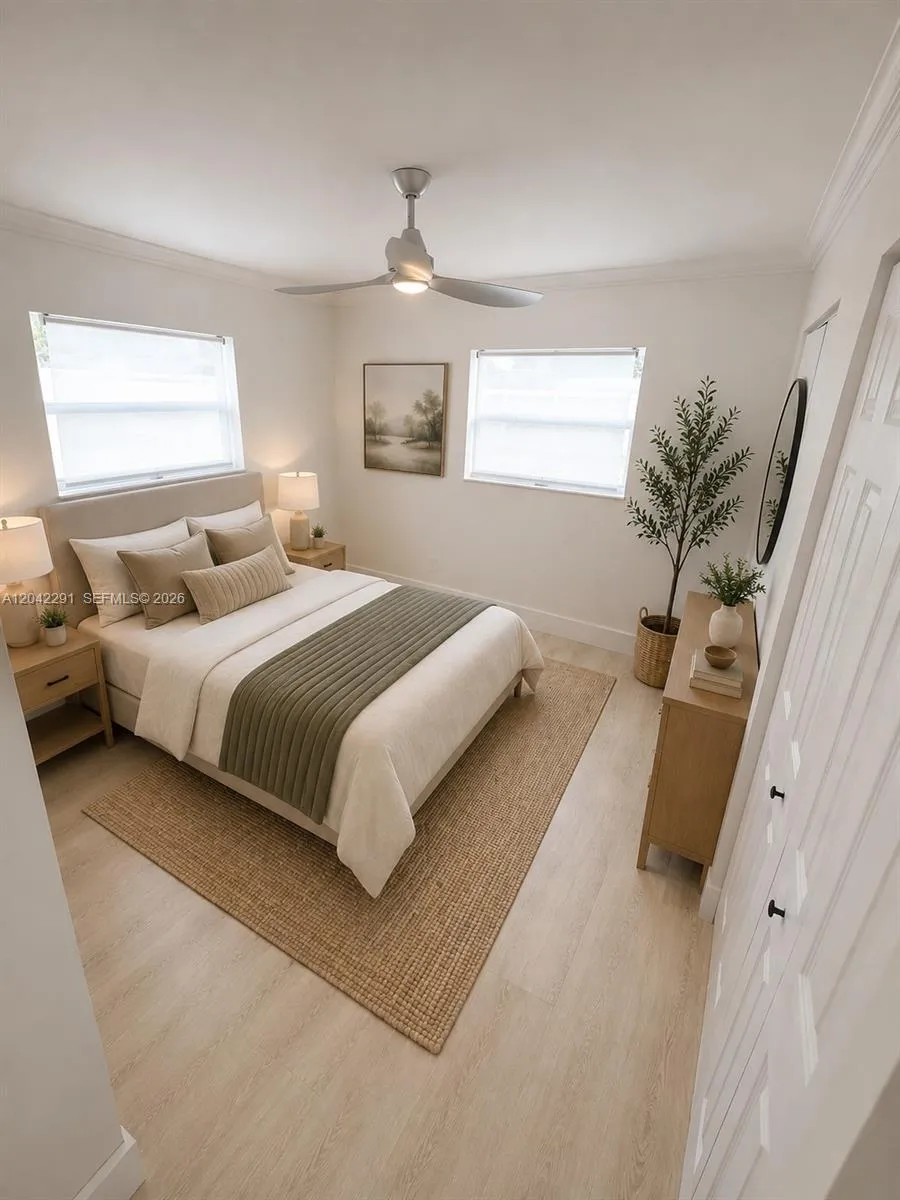 3rd Bedroom/Digitally staged
