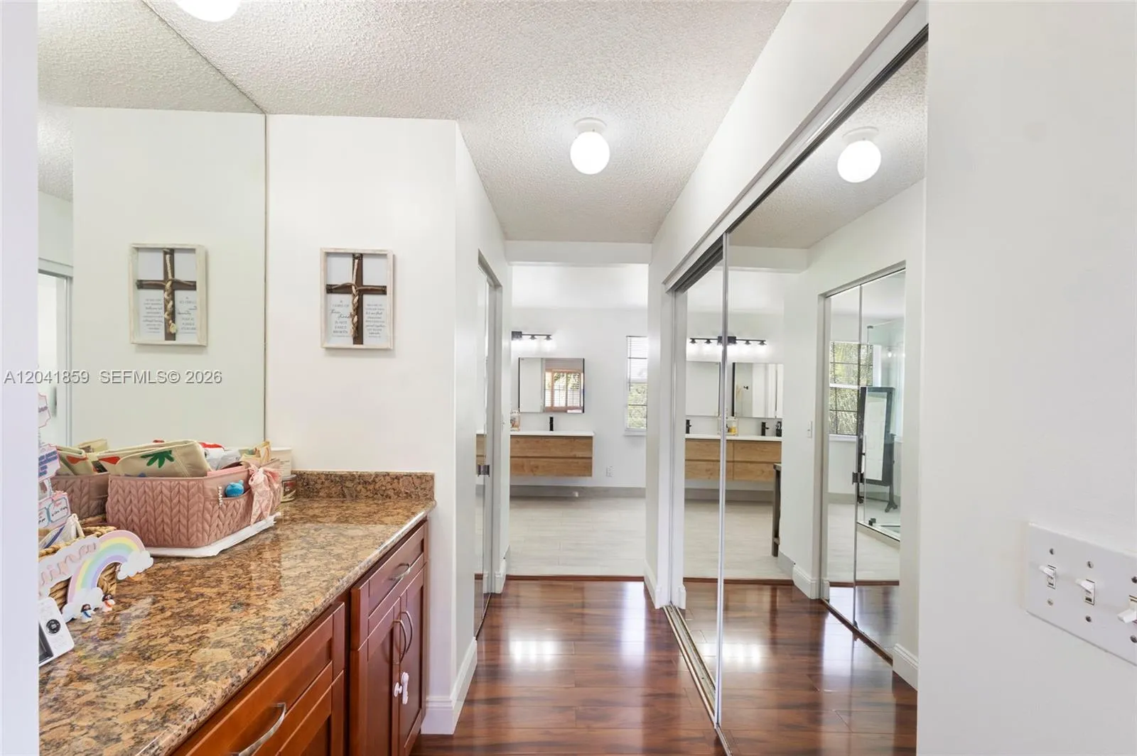 2 Separate Walk-in Closets