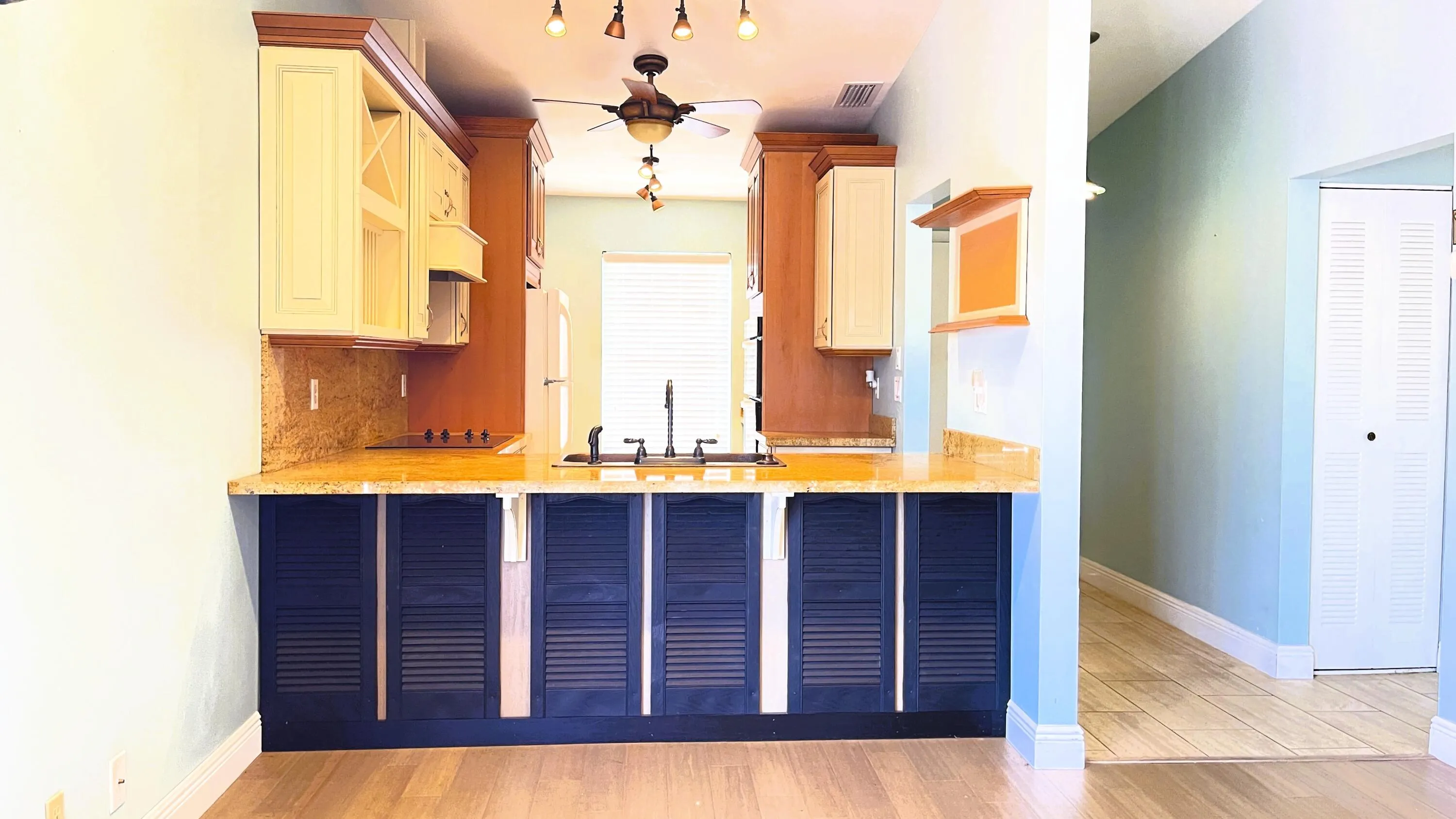 Open-concept kitchen
