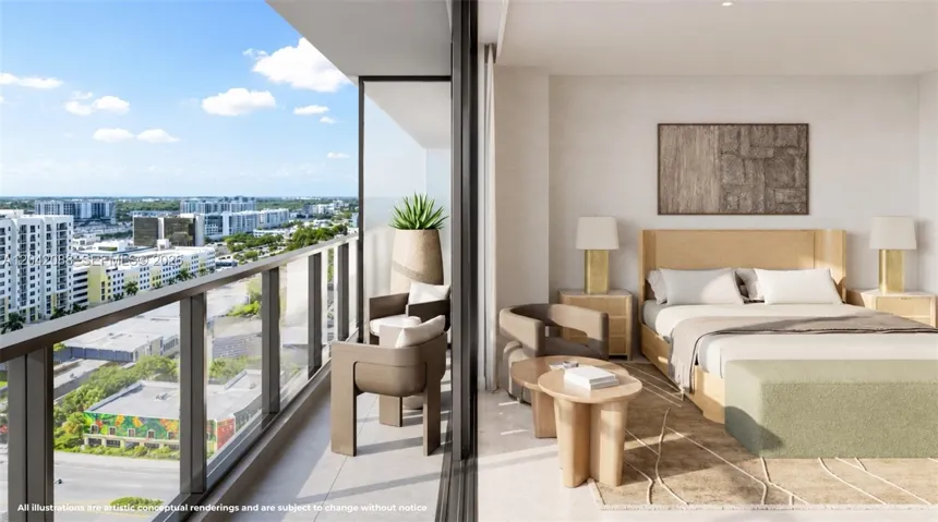 Balcony and Bedroom