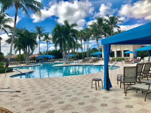 Beautiful Pool with cabanas