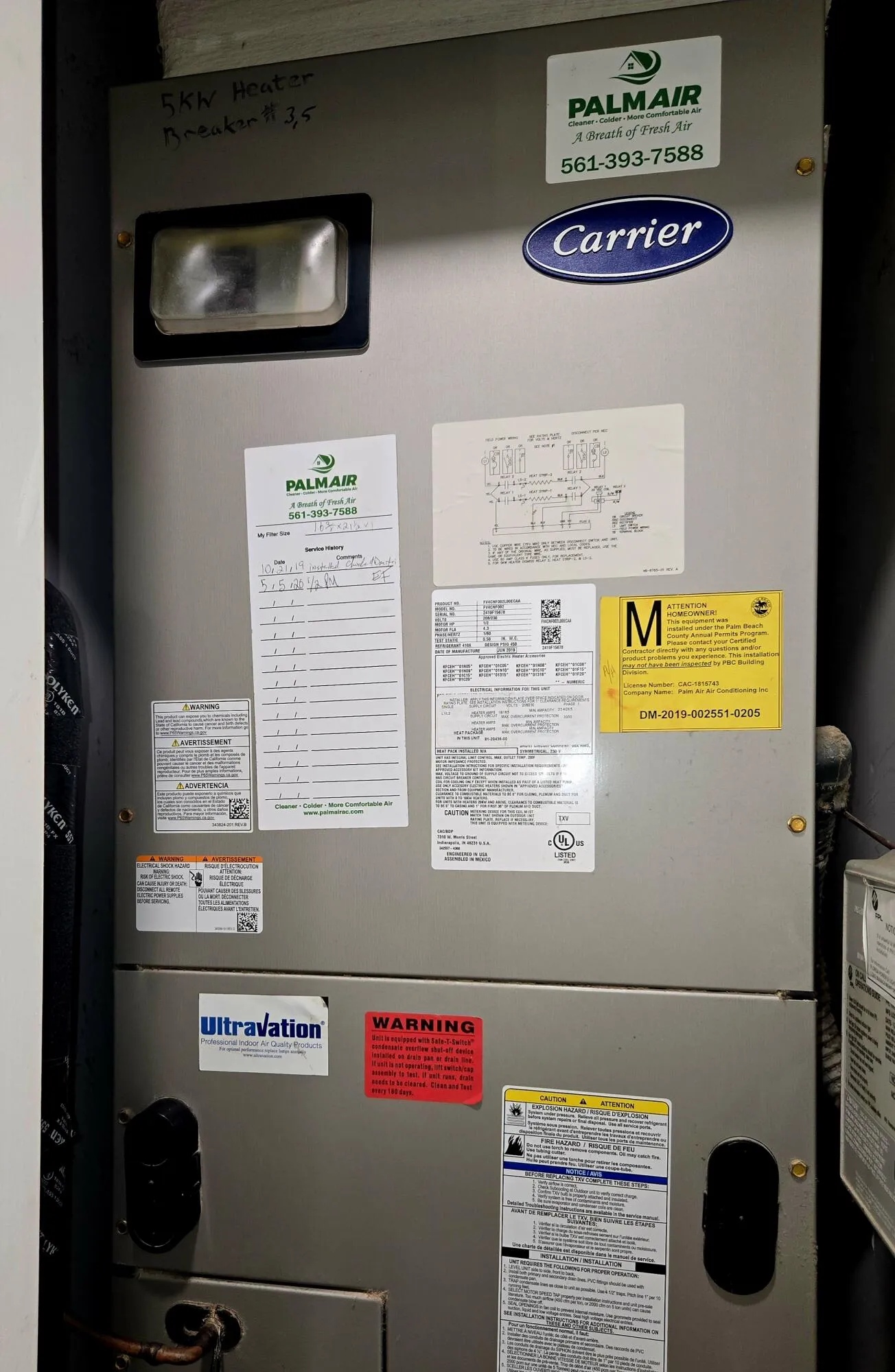 New A/C installed 2020