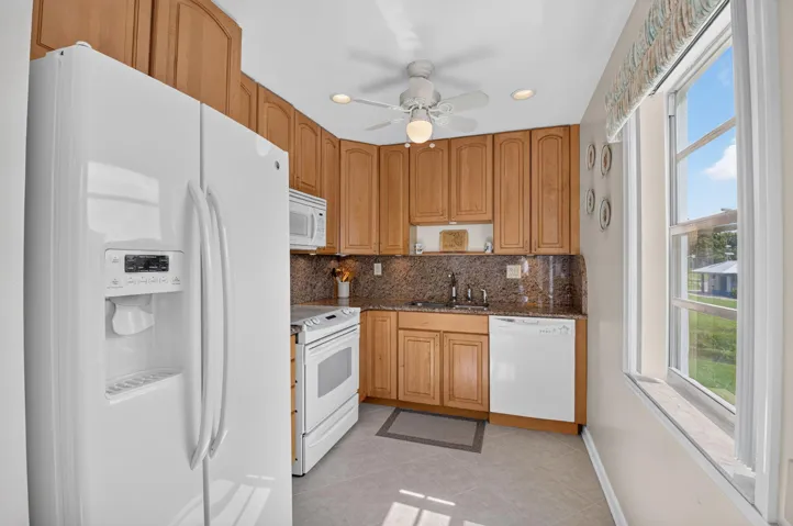 Matching appliances create a cohesive design in your kitchen!