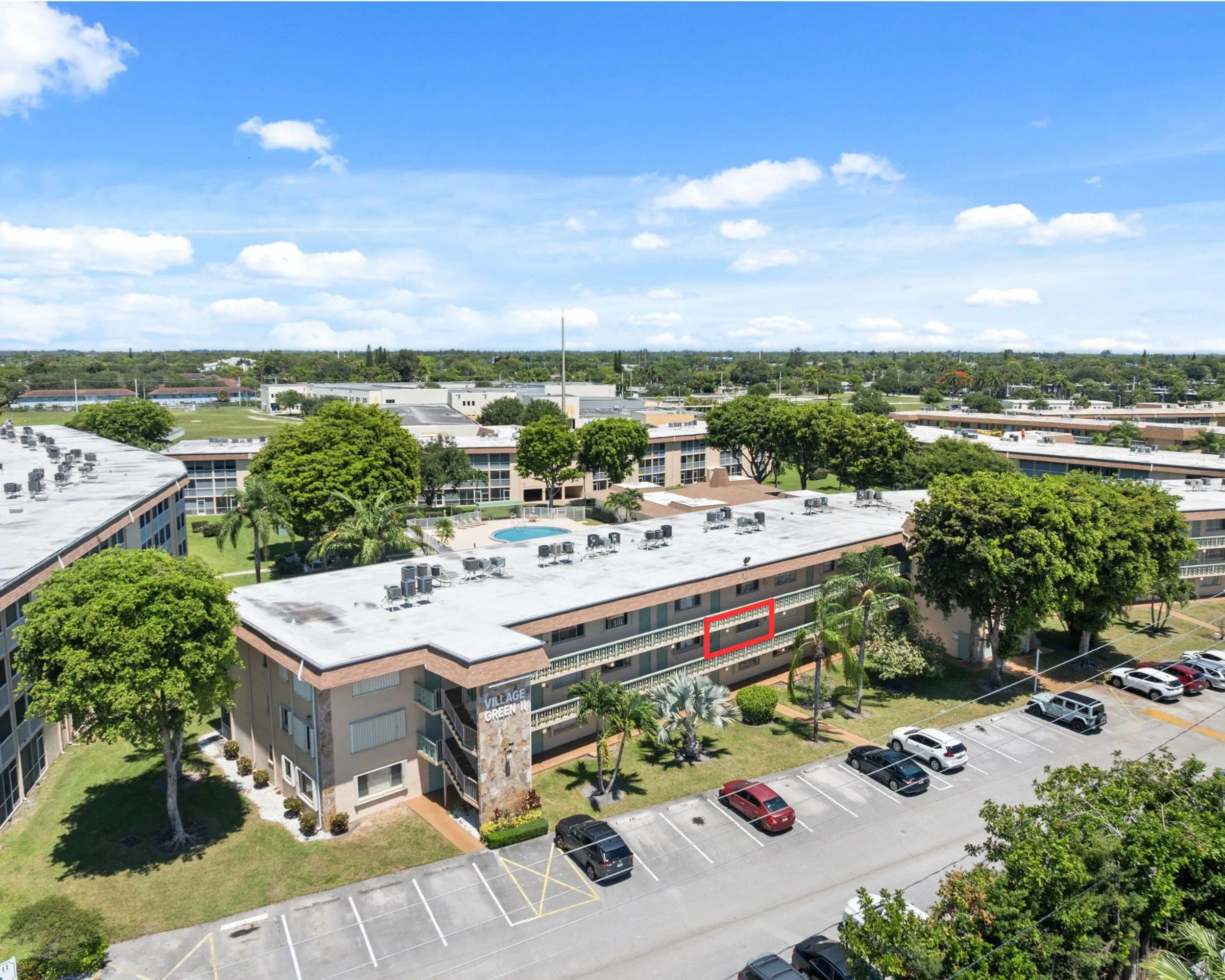 Aerial View of Building