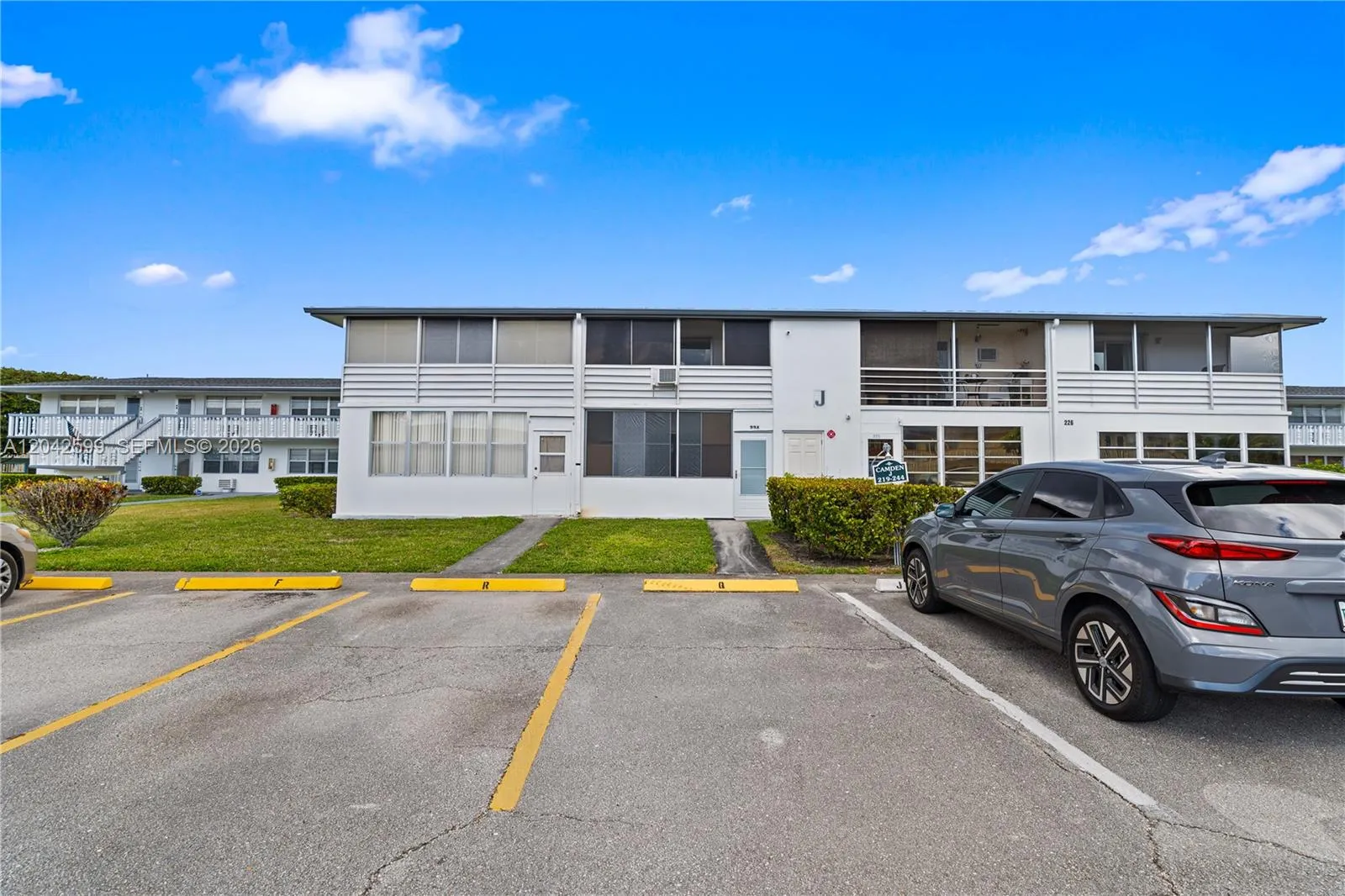 Convenient assigned parking space just steps away