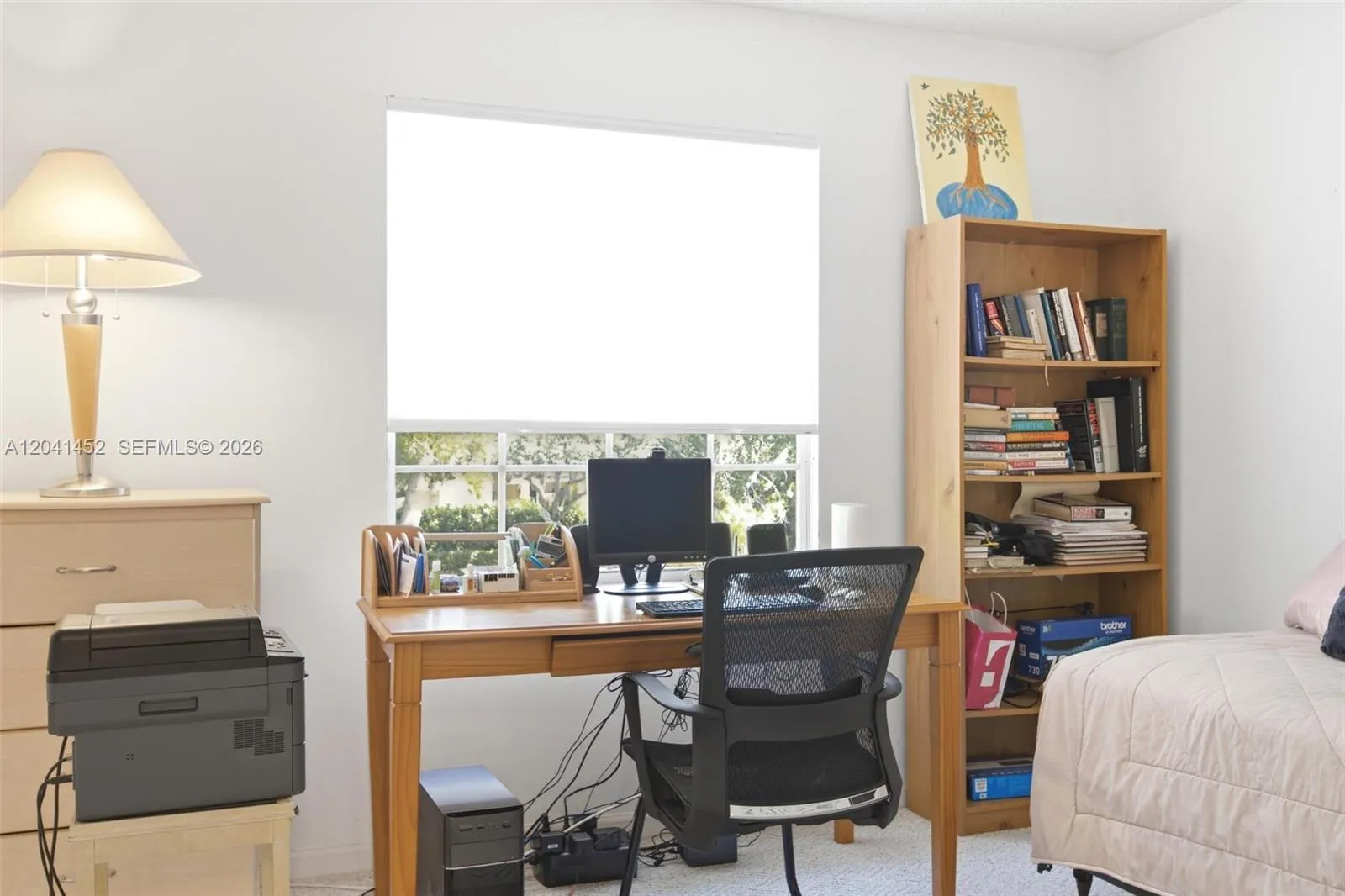 Upstairs Bedroom being used as a Office!