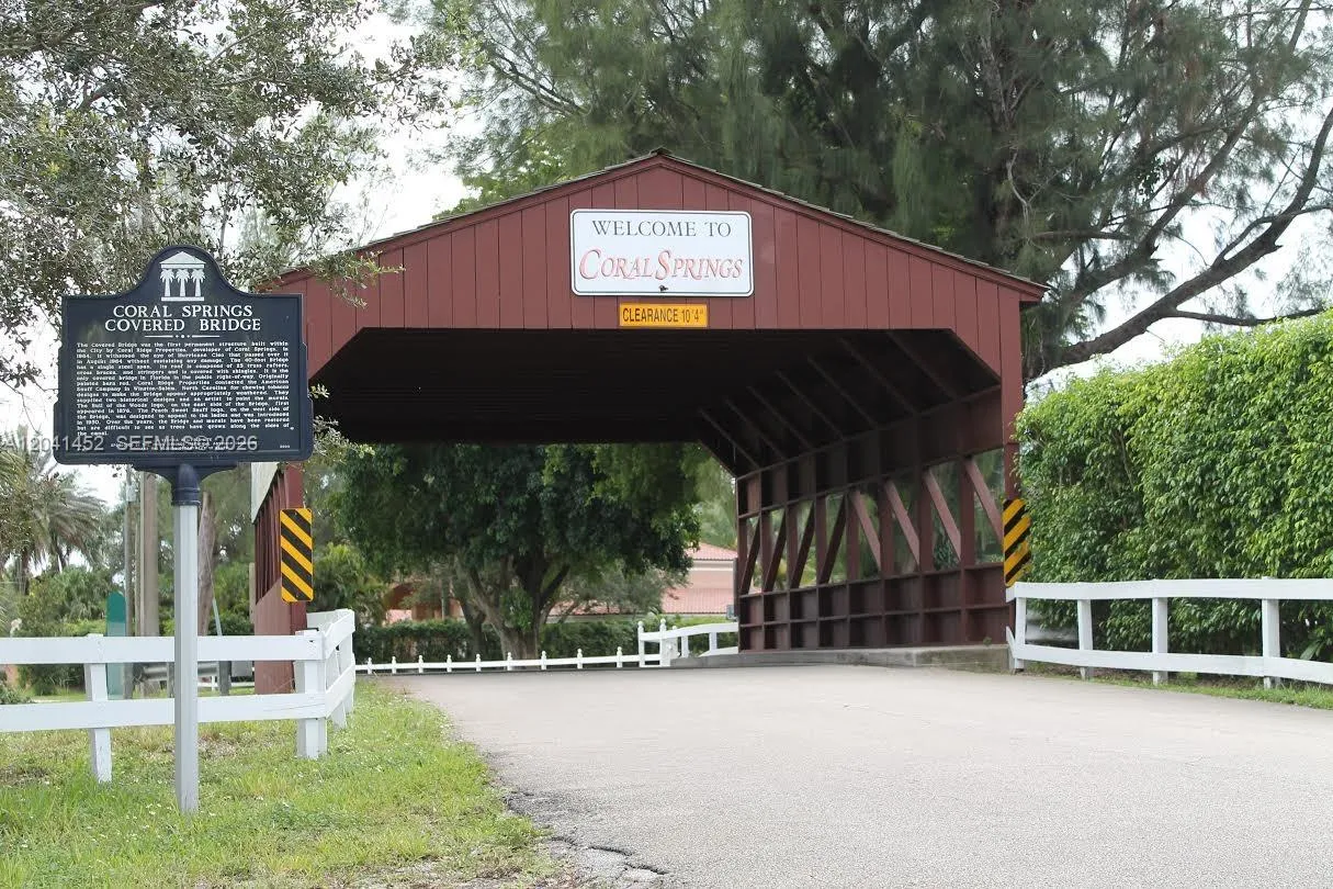 Historic Covered Bridge is in the City!