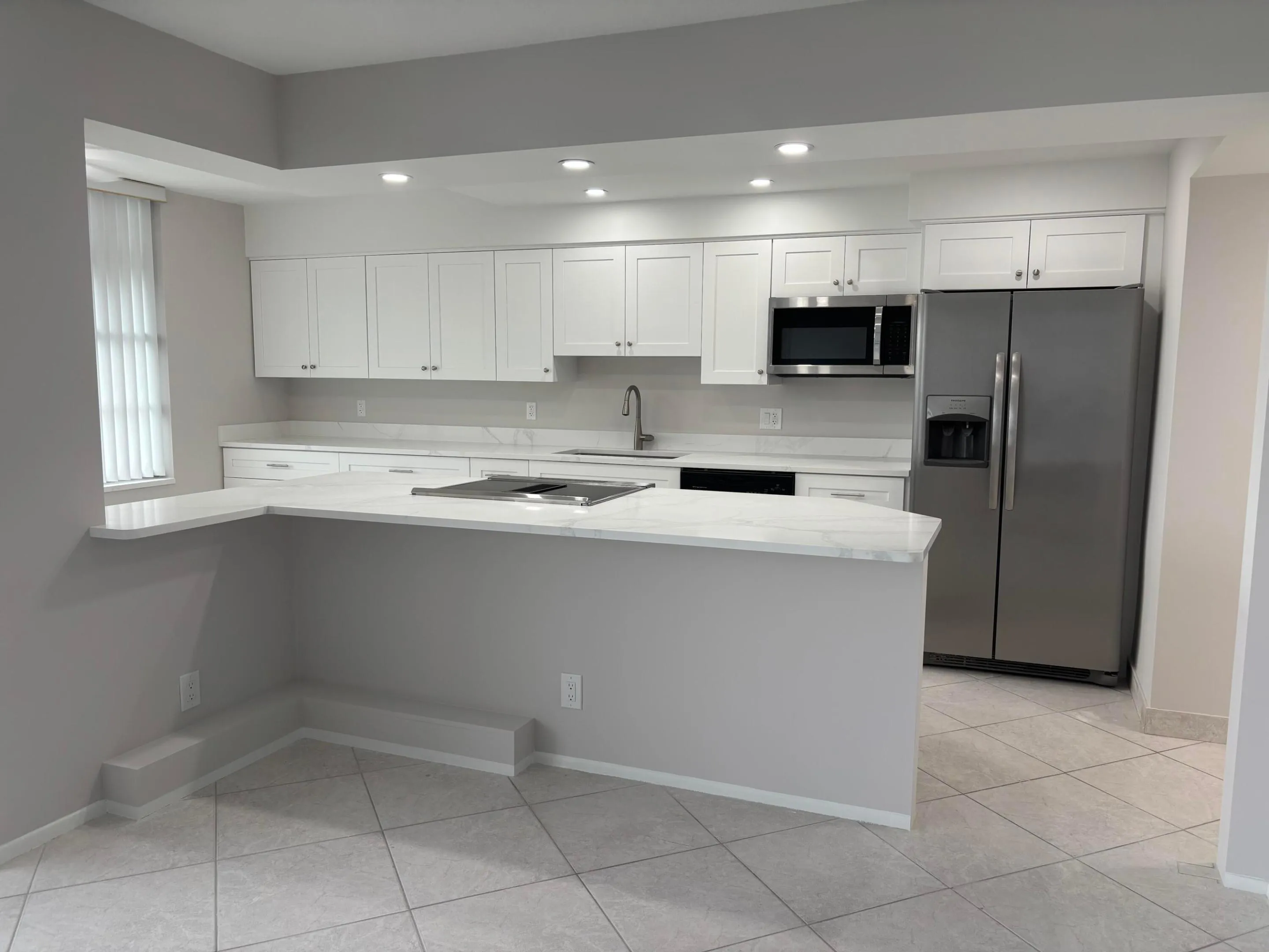 open concept kitchen/dining