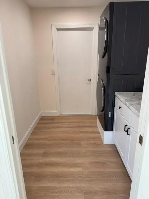 Laundry room access to garage.