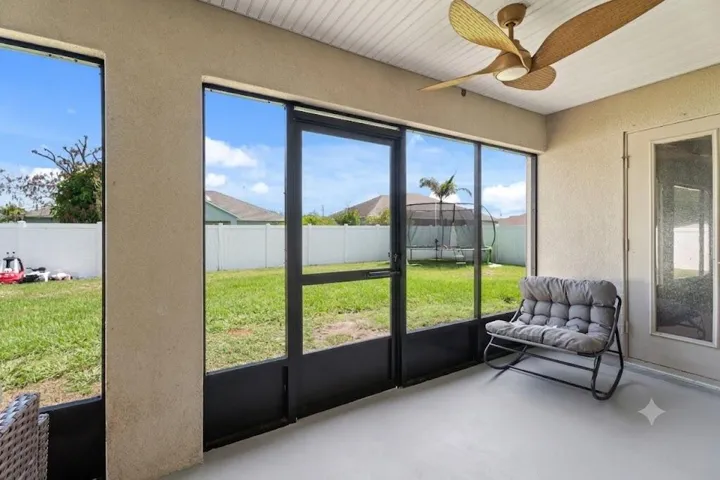 Screened patio