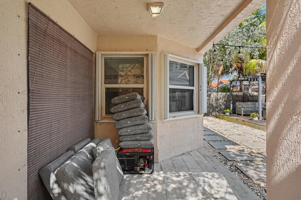 Covered patio