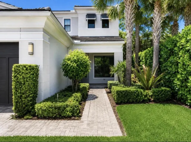 Walk way to the House