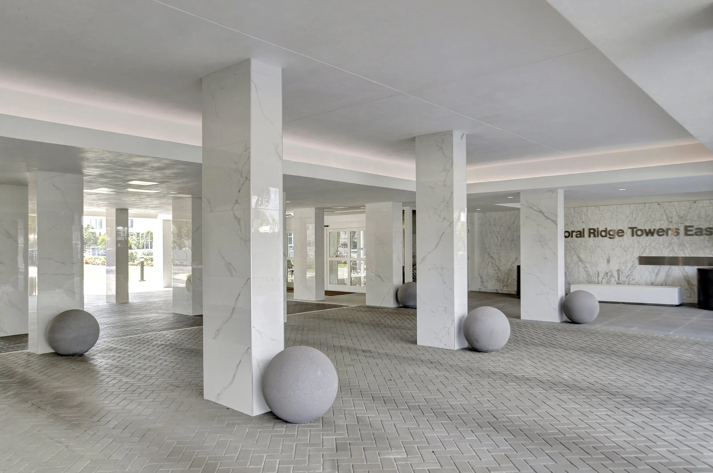 Porte cochere lighting