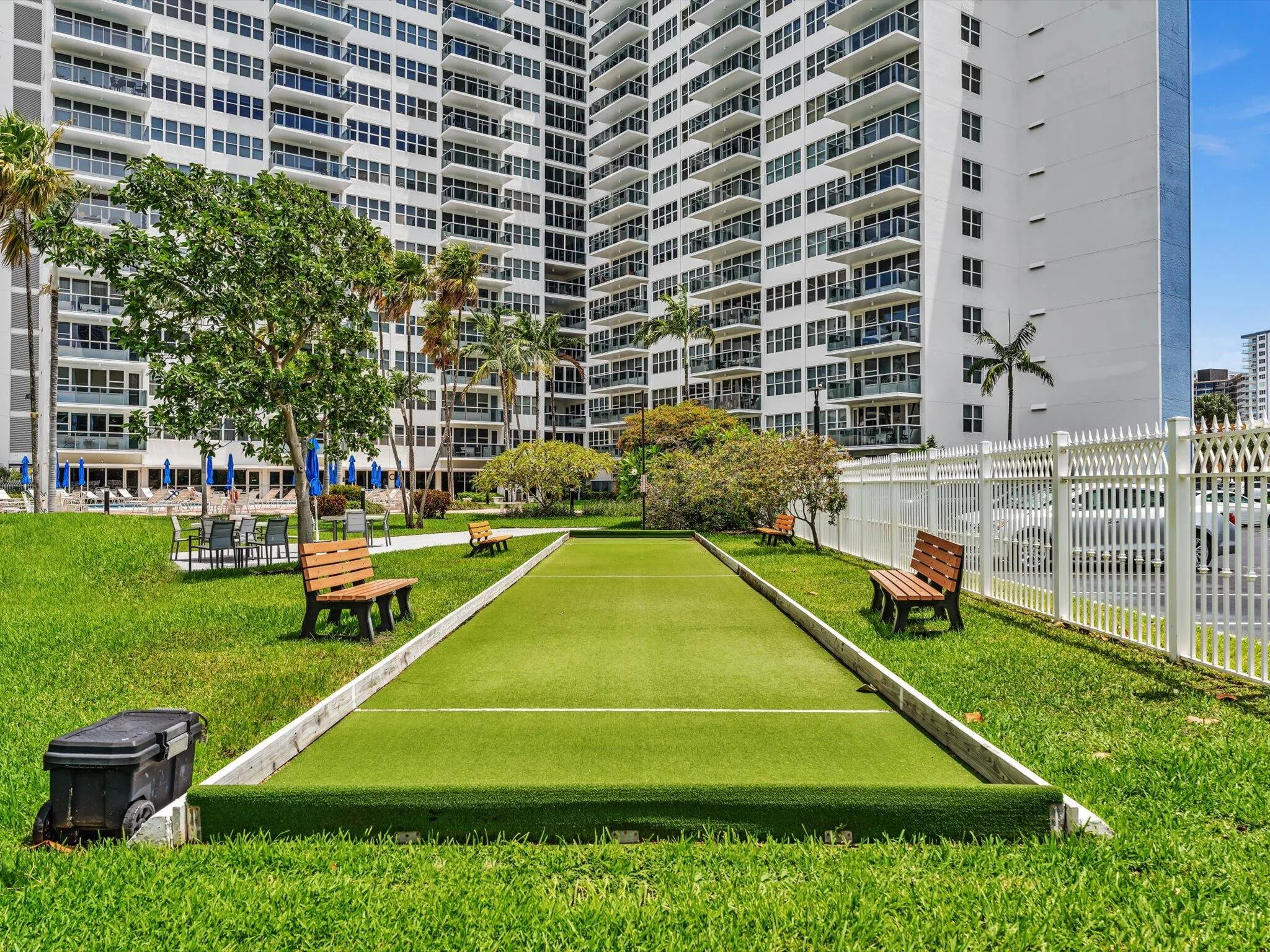 Bocce ball court