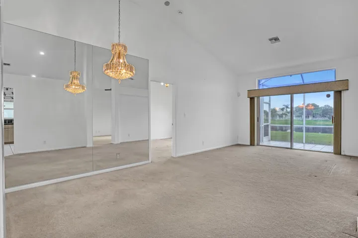 Dining and living room