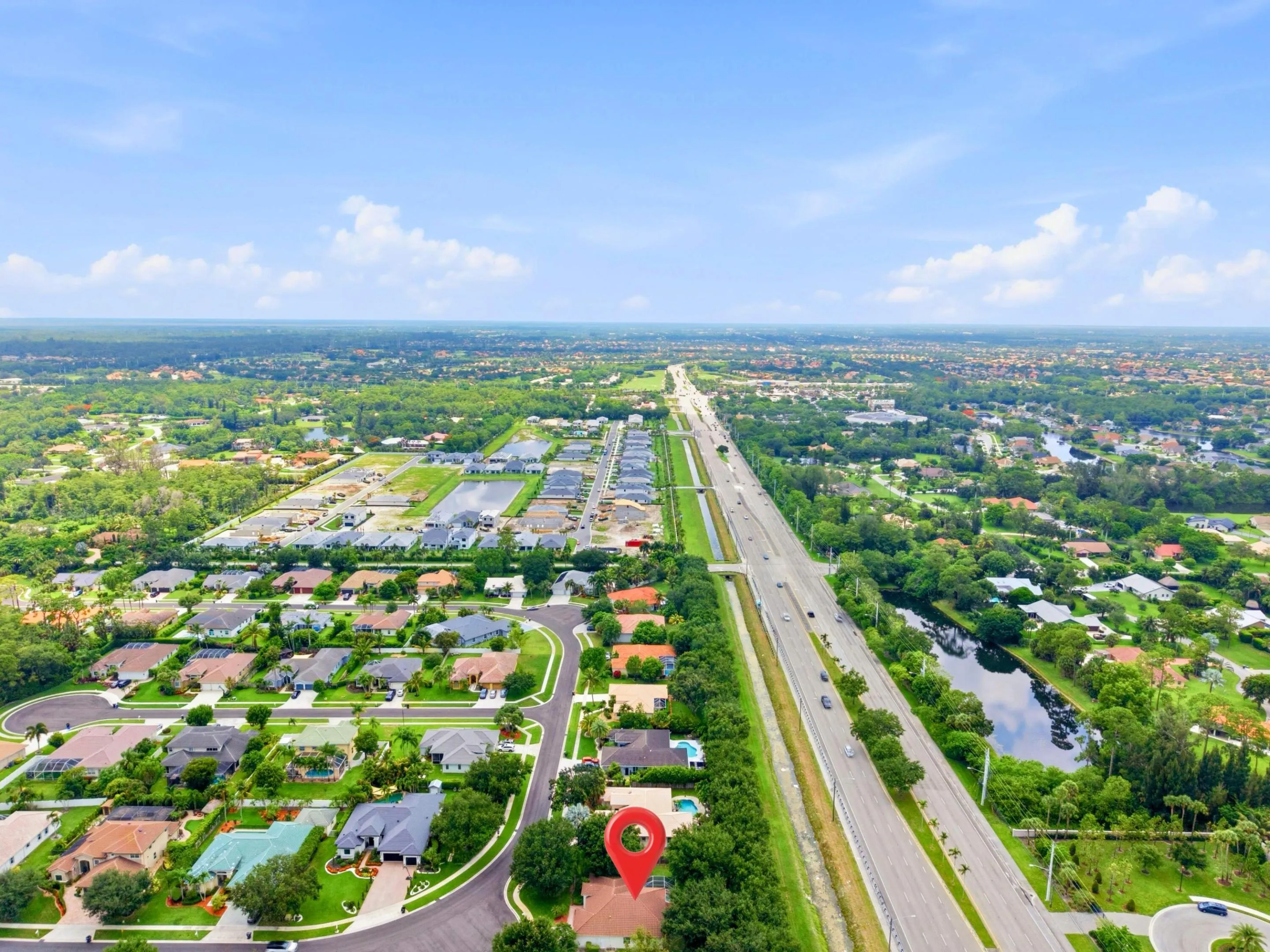 Panoramic to West