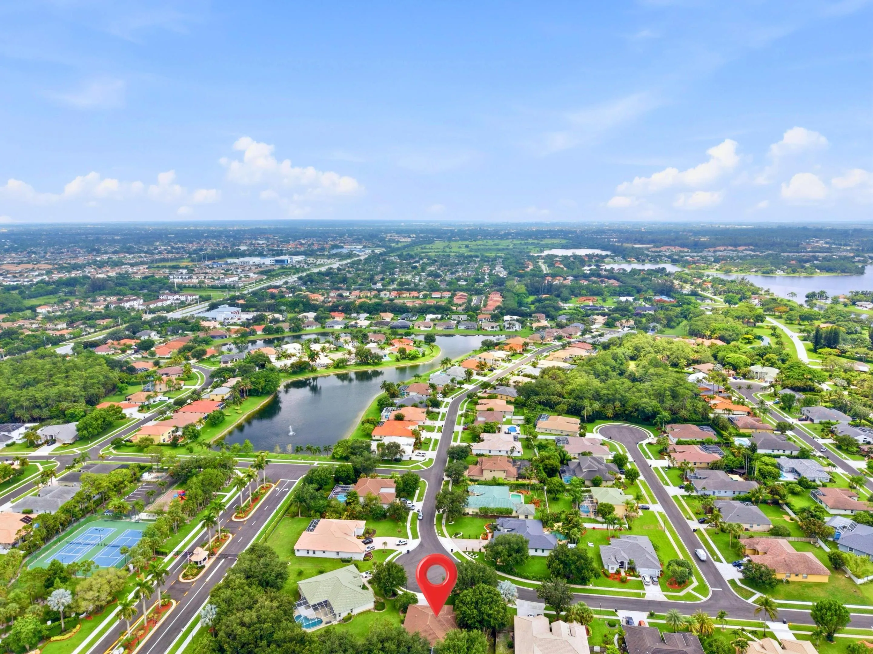 Panoramic to South