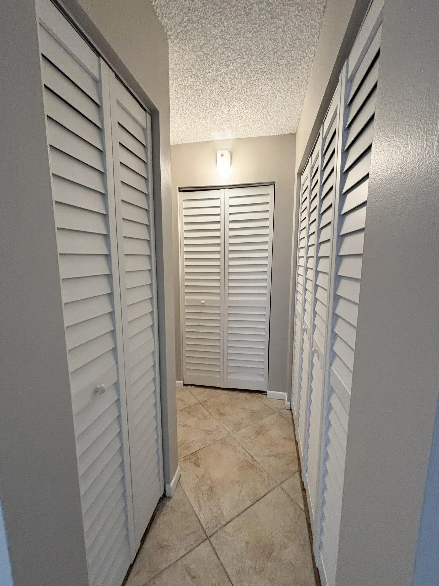Closets in master