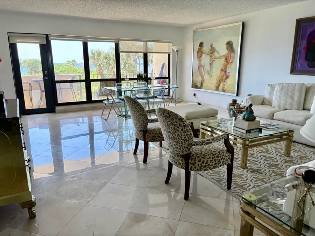 Huge living , dining