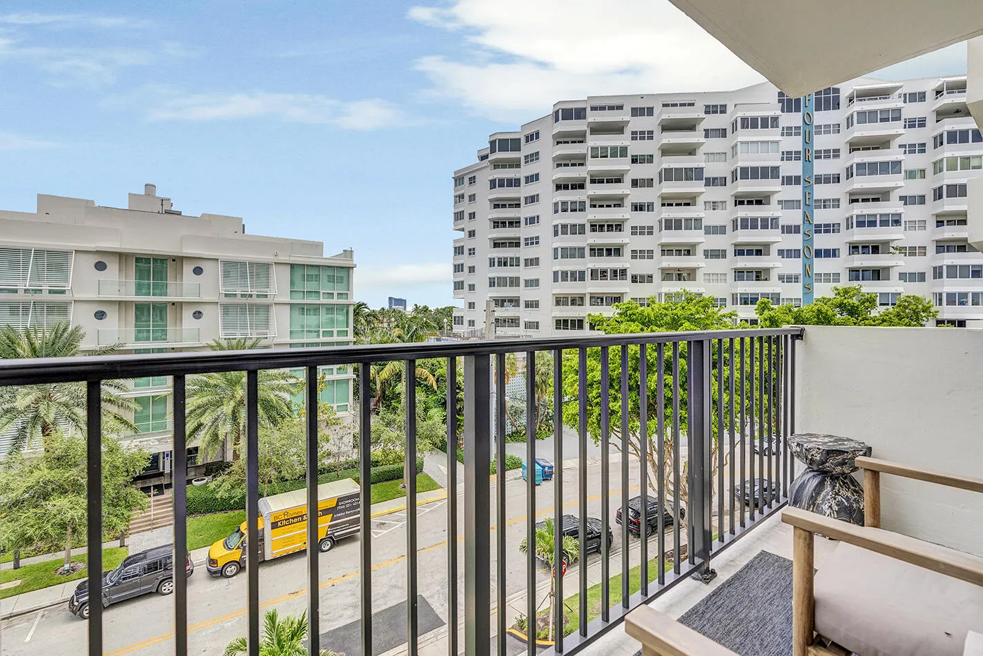 View from balcony