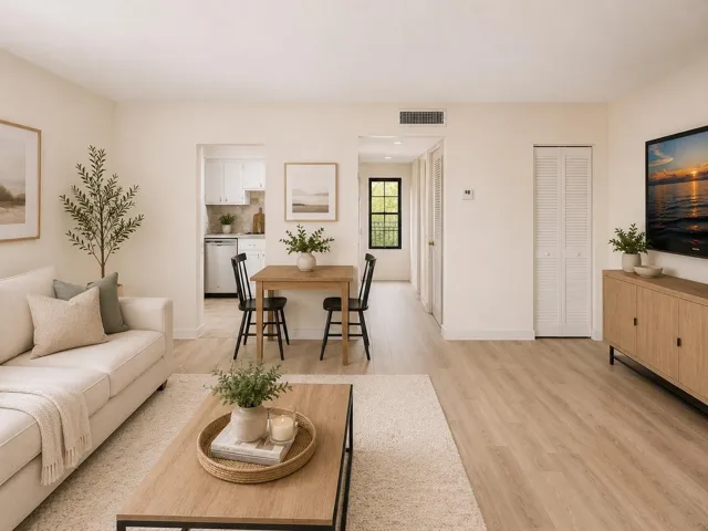This is a Virtually staged, and virtually design potentially looking living room. Property does needs upgrading.
