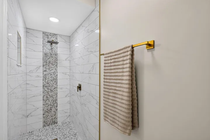 RENOVATED SHOWER IN MASTER BATHROOM