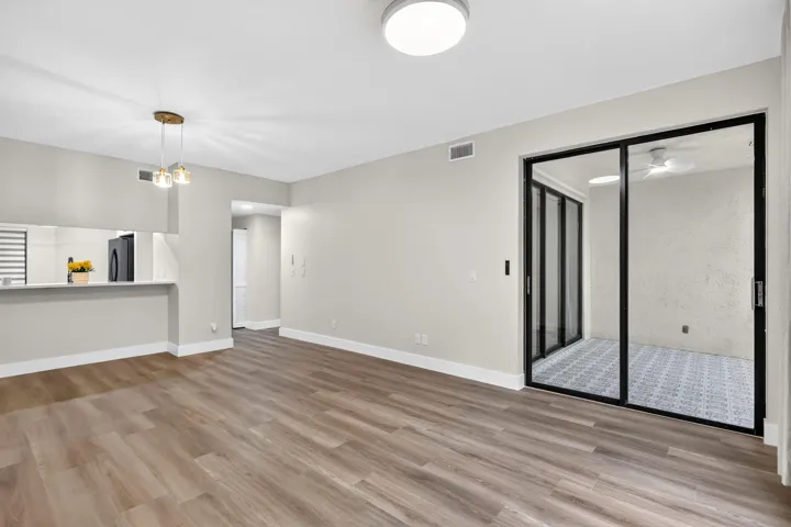 VIEW OF PATIO FROM LIVING ROOM