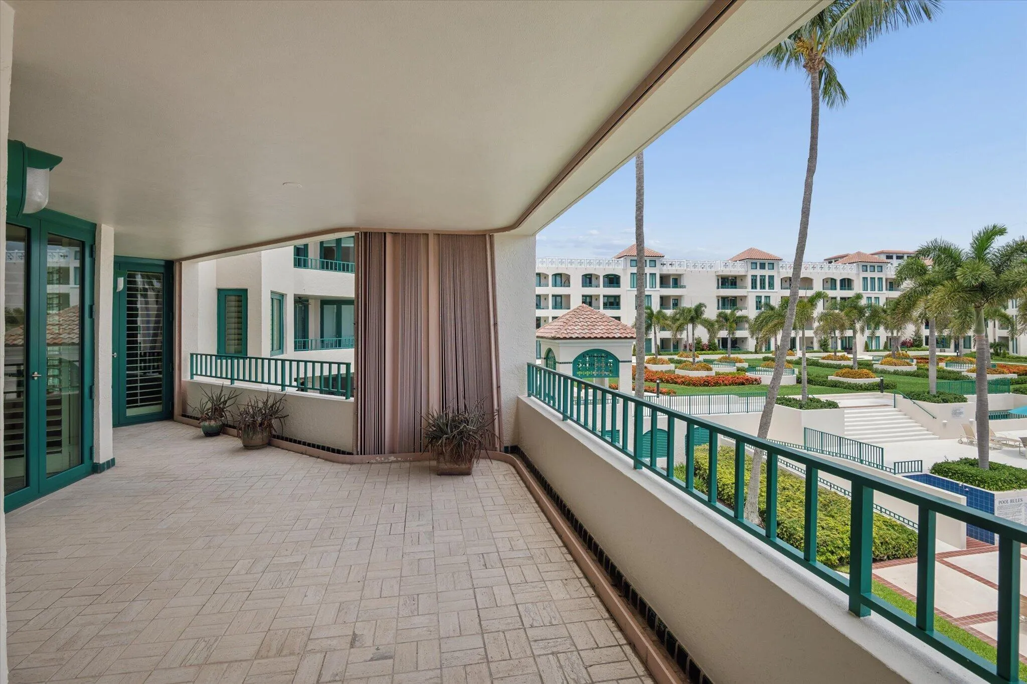 Tiled Balcony