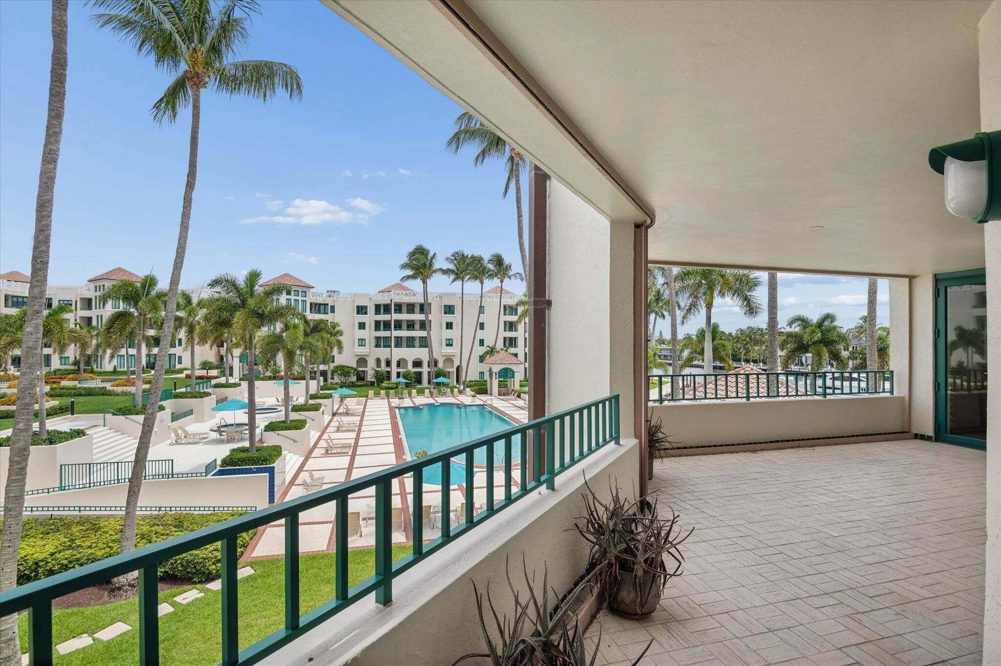 View to Pool & Intracoastal
