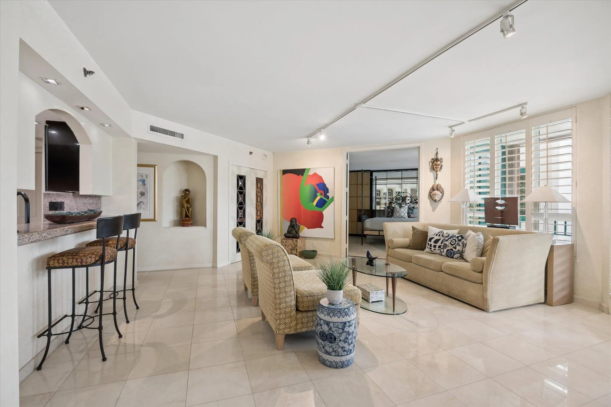 Marble Floors Throughout