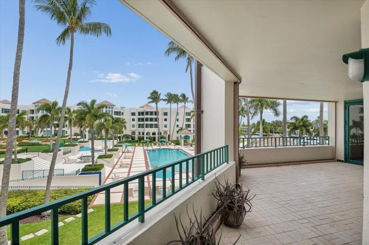 View to Pool & Intracoastal