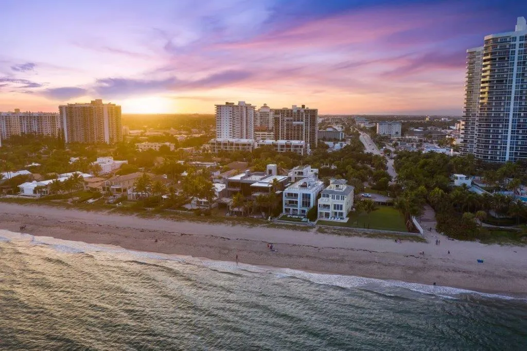 Sunset Aerial