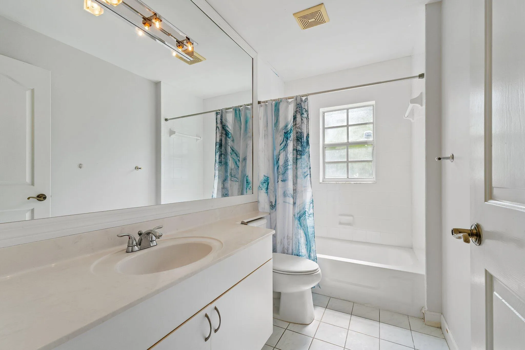 Full bath with tub and shower