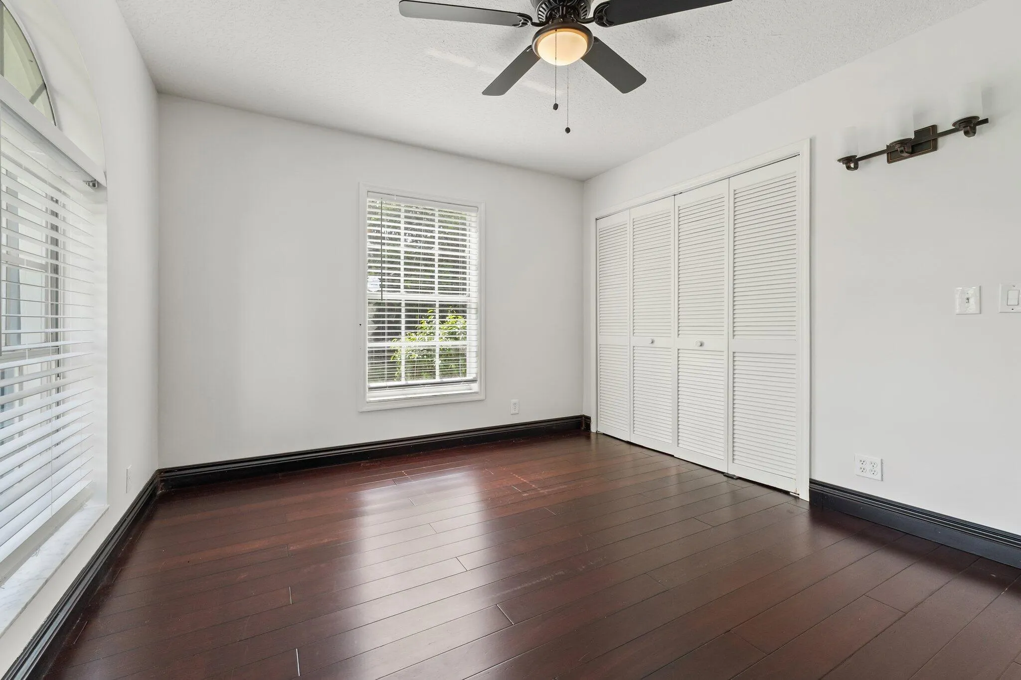 Bedroom with closet