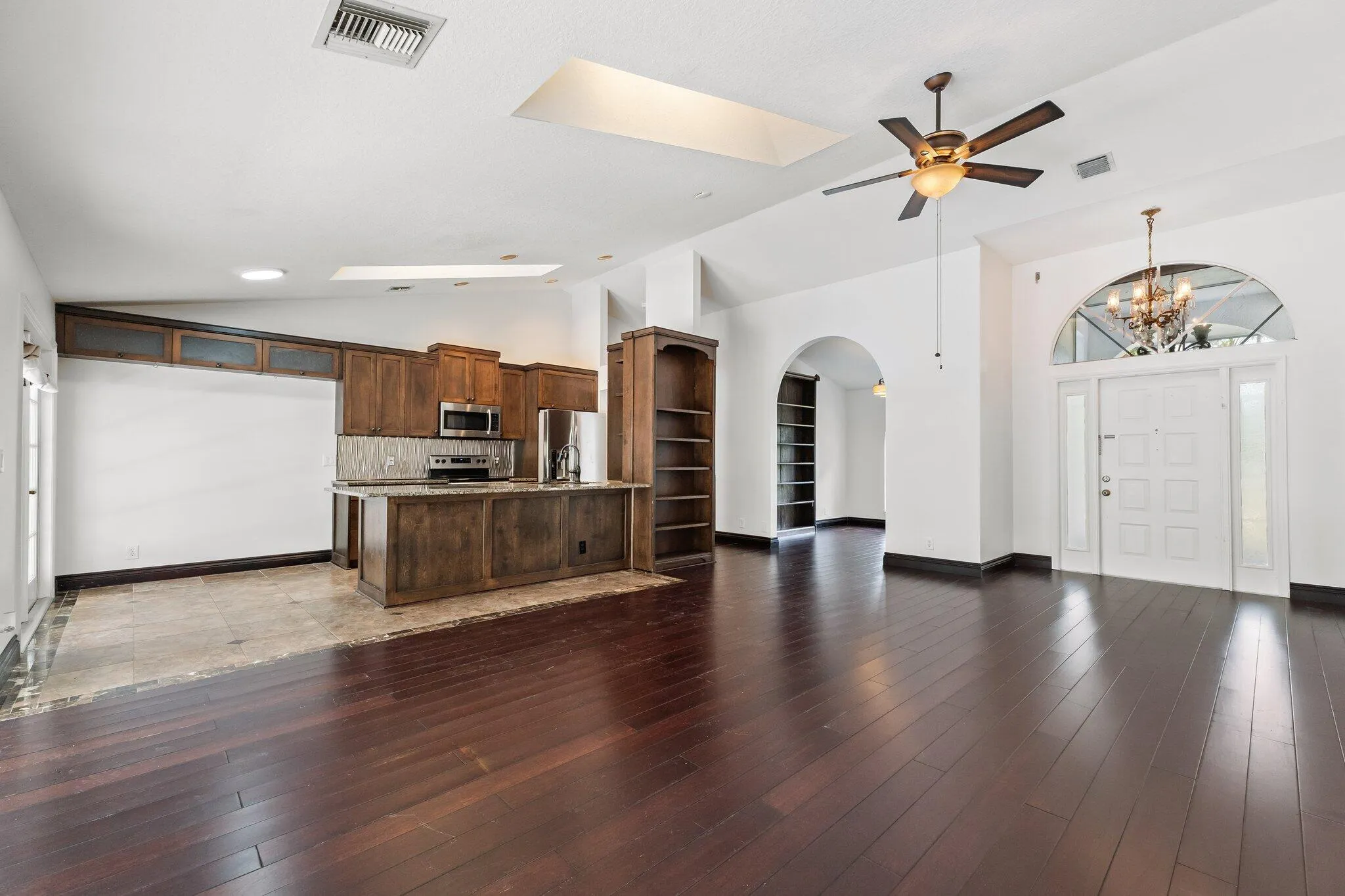 Great room open to the kitchen