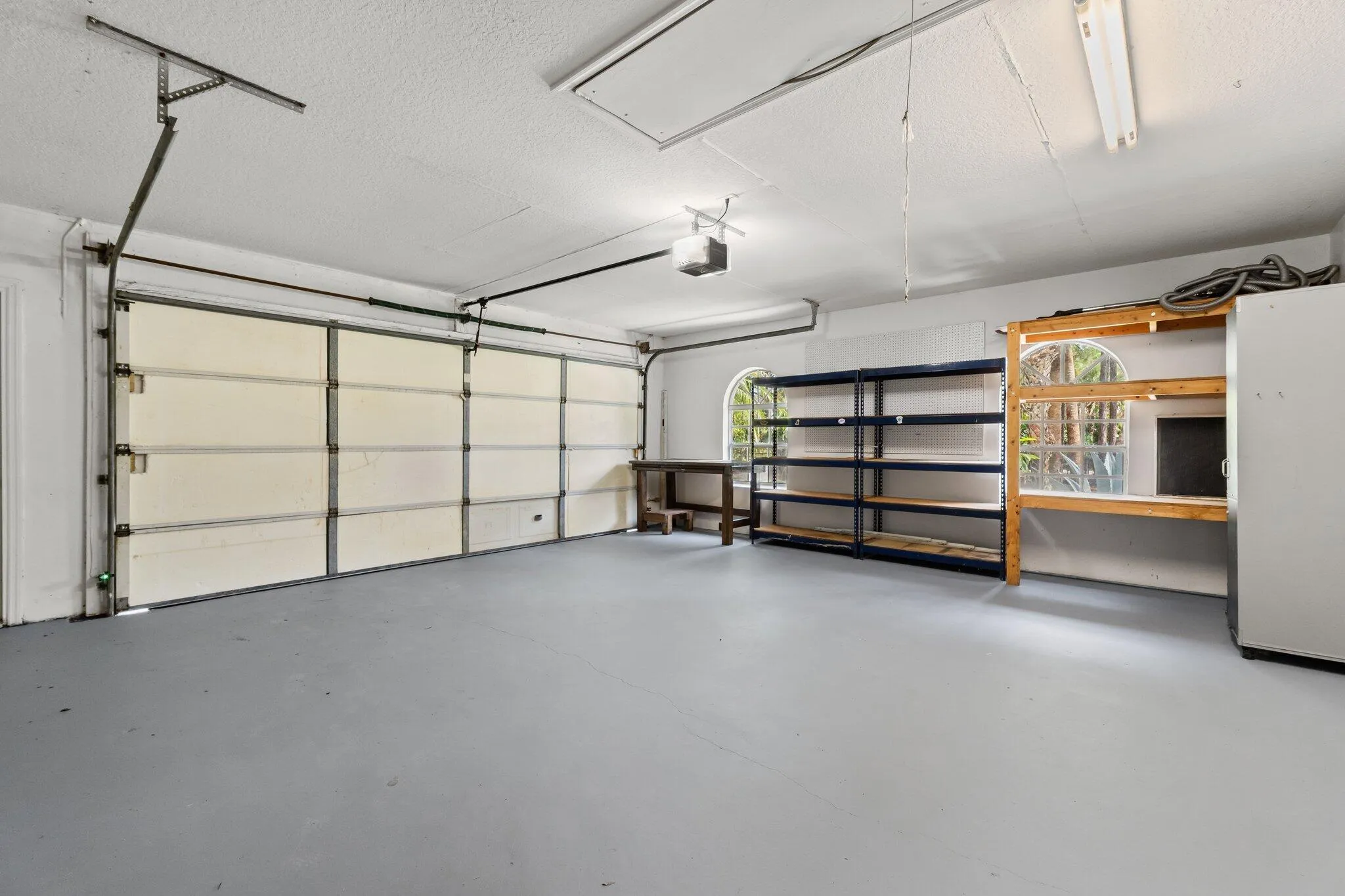 Two-car garage